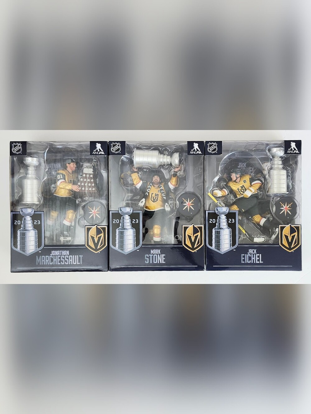 Stanley Cup Vegas Golden Knights 7" NHL Legacy Series Figure Bundle